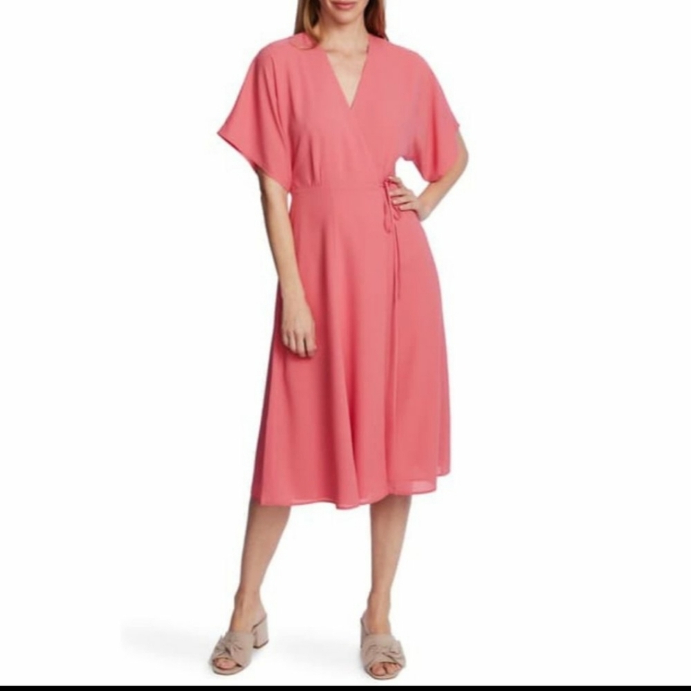 Summer 1.State Neo Renaissance wrap dress in cherry blossom size 4